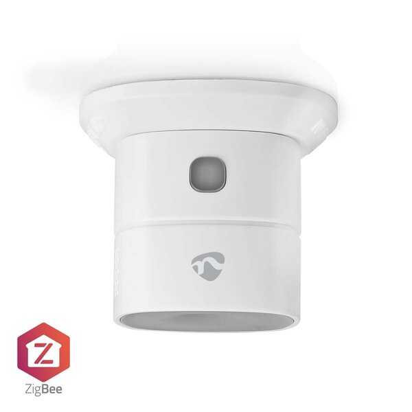 Nedis ZBDCO11WT Smartlife Co Detector Zigbee 3.0 Batterij Gevoed Levenscyclus Sensor: 10 Jaar En 50291 Android&trade; / Ios Met Testknop 85 Db Wit