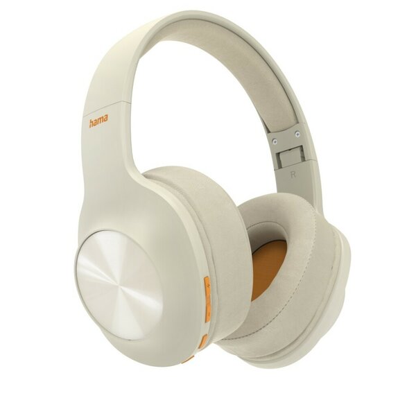 Hama Bluetooth&reg;-koptelefoon Spirit Calypso Over-ear Bass Boost Vouw. Beige