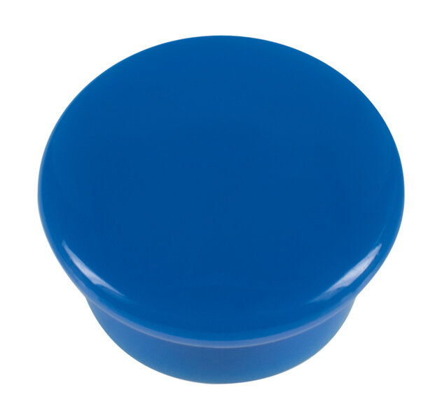 Westcott AC-E10804 Magneet Blauw Pak &agrave; 10st. &Oslash; 15x8mm, 100g