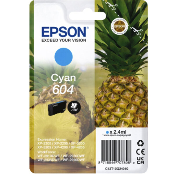 Epson T10g2 Origineel Bl 604 2.4ml