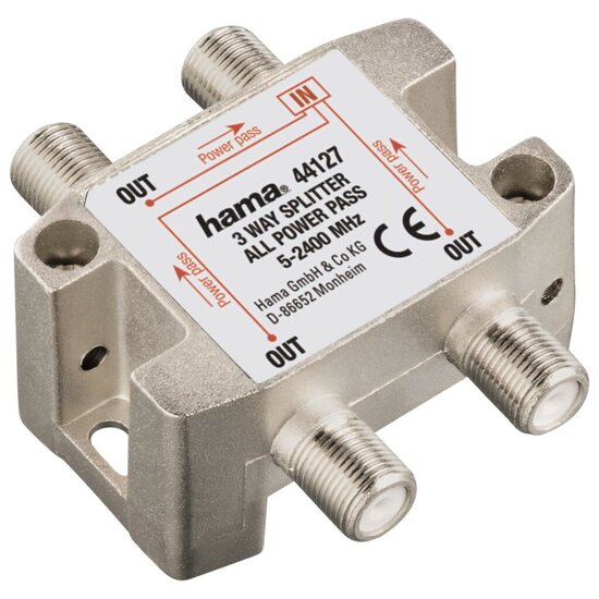 Hama Sat-Splitter Dc Pass To A