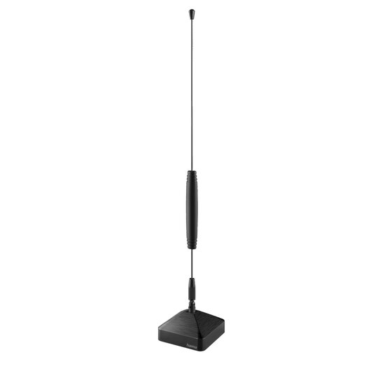 Hama Kamerantenne Basic voor DAB+ DAB DVB-T2 FM Zwart