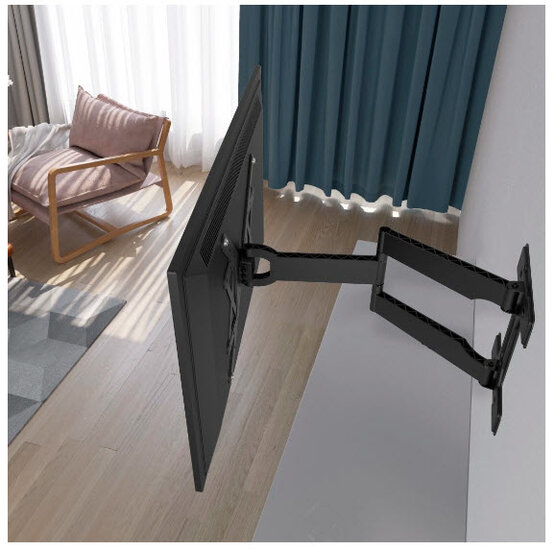 Hama Tv-muurbeugel FULLMOTION 400x400 165 Cm (65) Extra Lange Arm Slim