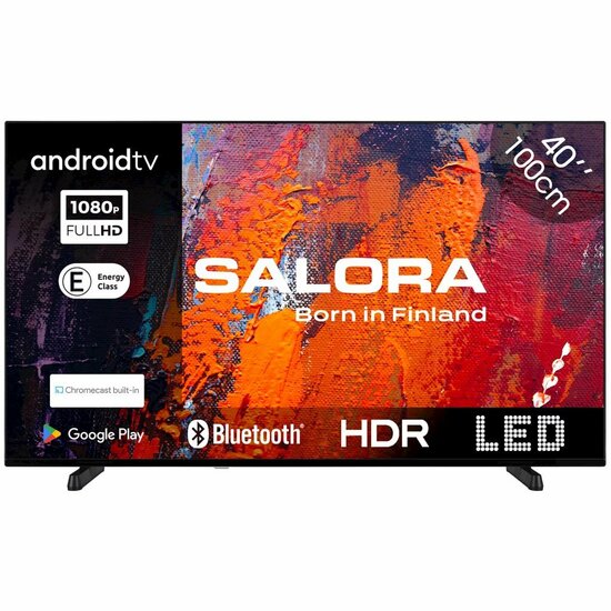 Salora 40FA550 FHD Android TV 40 Inch Zwart