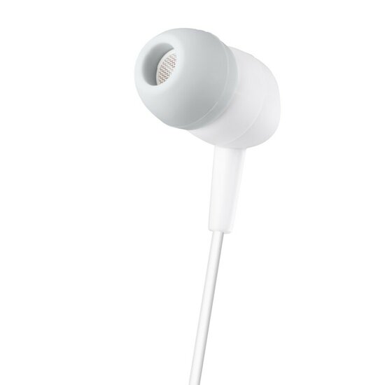 Hama Oordopjes Kooky In-ear Microfoon Kabel-knikbescherming Wit