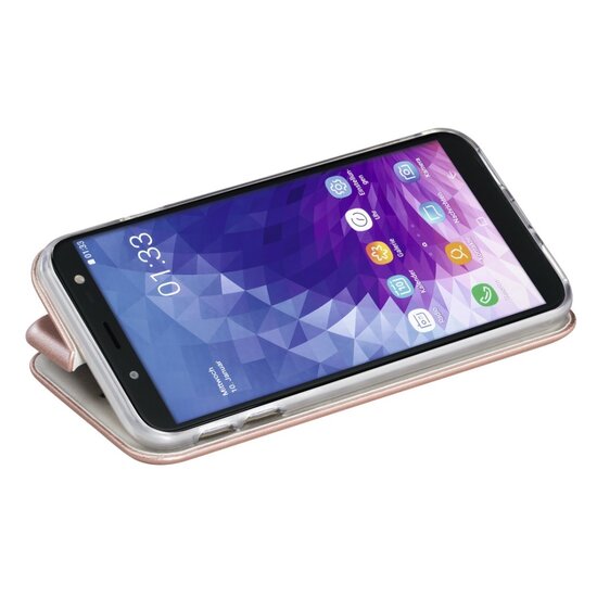 Hama Booklet Curve Voor Samsung Galaxy J6+ Ros&eacute;goud