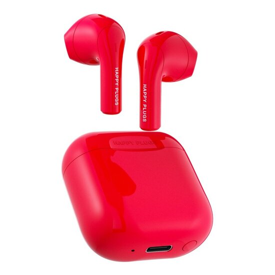 Happy Plugs Hoofdtelefoon True Wireless Joy Rood