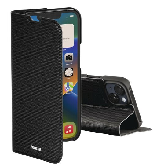 Hama Booklet Slim Pro Voor Apple IPhone 14 Plus Zwart