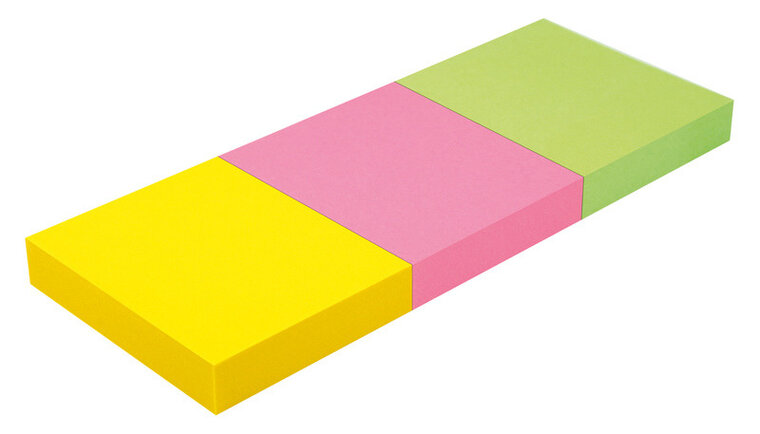 Info Notes IN-5653-43 50x40mm Brilliant En Ultra Mix 3 Kleuren