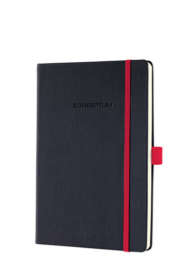 Sigel SI-CO663 Notitieboek Conceptum RED Edition Hardcover A5 Zwart Lijn