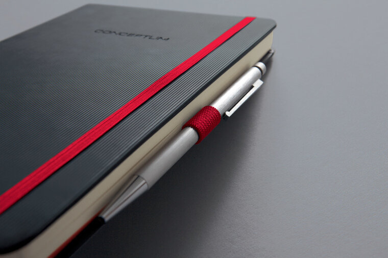 Sigel SI-CO663 Notitieboek Conceptum RED Edition Hardcover A5 Zwart Lijn