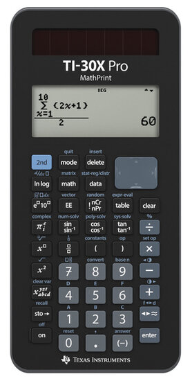 Texas Instruments TI-30XPROMP-FC Calculator TI-30XPROMP