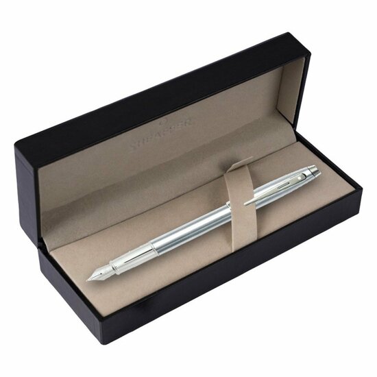 Sheaffer SF-E0930653 Vulpen 100 M Brushed Chrome Nickel Plated