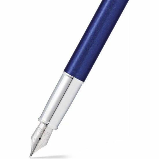 Sheaffer SF-E0933953 Vulpen 100 M Glossy Blue Lacquer Chrome Plated