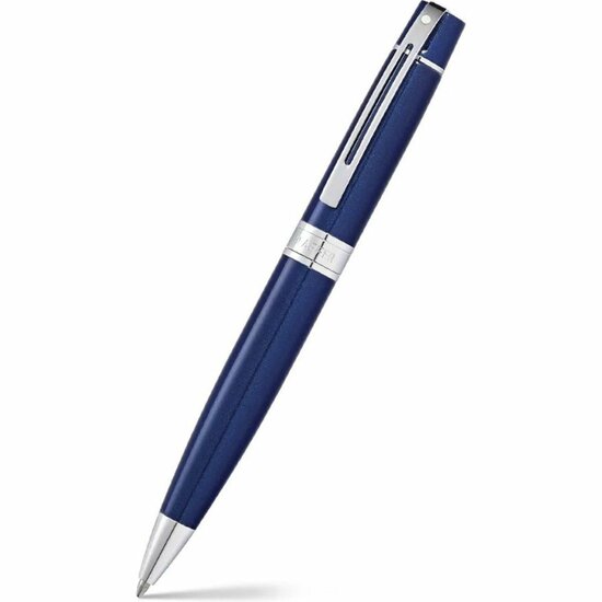 Sheaffer SF-E2934151 Balpen 300 Glossy Blue Chrome Plated