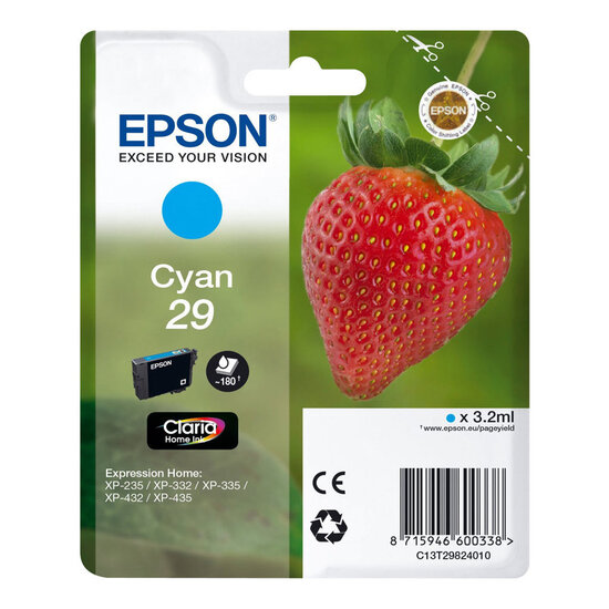 Epson T298240 Origineel Blauw 3,2ml