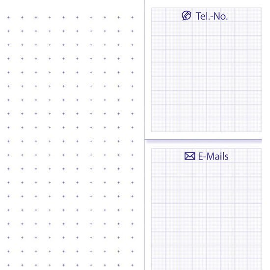 Sigel SI-HO355 Bureauonderleggers 59,5x41cm 30 Vel Met Weekindeling Techniek