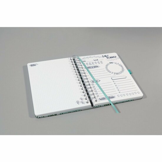 Sigel SI-JP201-A Dagplanner Inspire A5 + Bureauonderlegger Rose Inspiration A3