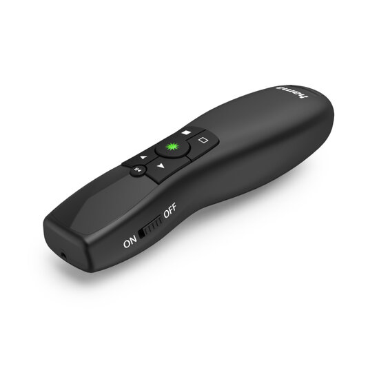 Hama Draadloze Laser Pointer Groen Licht Zwart