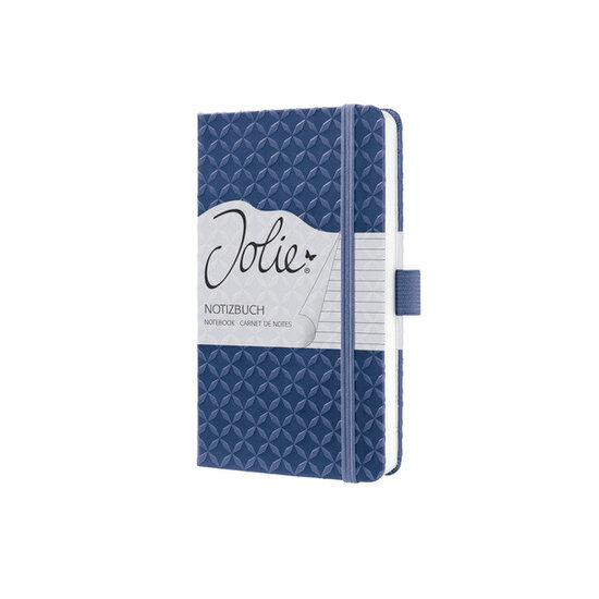 Sigel SI-JN100 Notitieboek Jolie Flair A6 Hardcover Gelinieerd Indigo Blauw