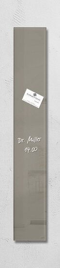 Sigel SI-GL108 Glasmagneetbord Artverum 120x780x15mm Taupe