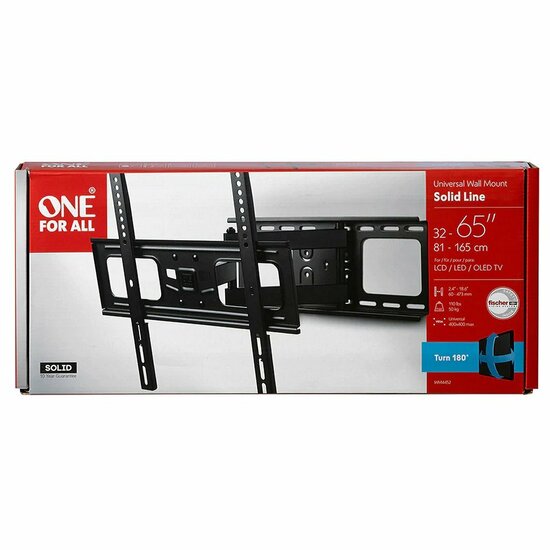 One For All WM4452 TV Muurbeugel 32-65 Inch Schermen Zwart