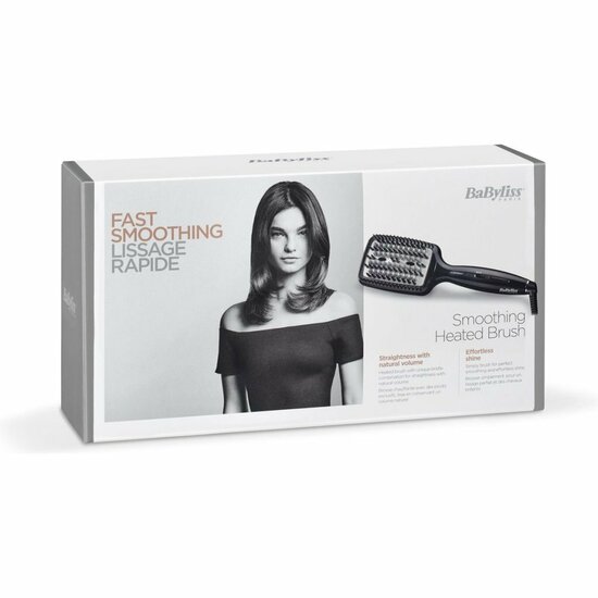 Babyliss HSB101E Smoothing Heated Brush Stijlborstel Zwart