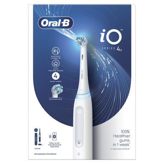 Oral-B IO4S Elektrische Tandenborstel Wit