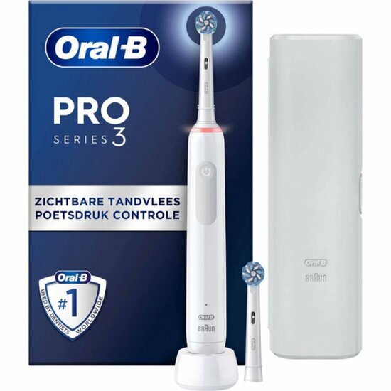 Oral-B Pro 3 Series Elektrische Tandenborstel Wit