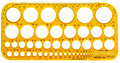 Aristo AR-5033 Cirkelsjabloon 1-36 Mm 45 Cirkels