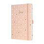 Sigel SI-JN335 Notitieboek Jolie Beauty A5 Hardcover Gelinieerd Roze Love 174 Blz 80g