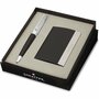 Sheaffer SF-G2931451-3 Balpen 300 M Giftset Glossy Black Chrome Plated + Visitekaarthouder