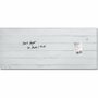 Sigel SI-GL381 Glasmagneetbord Artverum White Wood 130x55 cm Wit