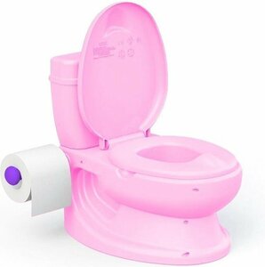 Dolu Educatief Kinder Toilet met Geluid Roze