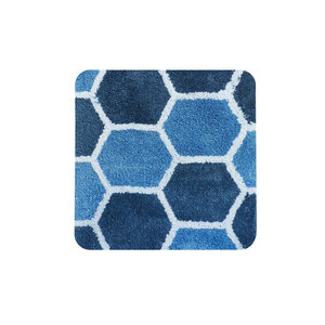 Dutch House Bidetmat Rennes 60x60 cm Blauw