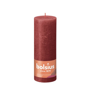 Bolsius Kaars 19x6,8 cm Rood