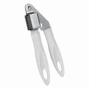 Metaltex Knoflookpers 20 cm RVS/Wit