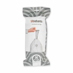 Brabantia PerfectFit Afvalzak Code H 50-60L 20 Stuks