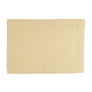 Linen&More Placemats 35x50 cm 4 Stuks Indi Pampas Yellow