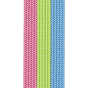 Duni Papieren Rietjes 50 Stuks Rood/Groen/Blauw