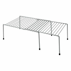 Metaltex Uitschuifbaar Rek 24x15x33/57 cm Zilver