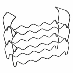 Metaltex Stapelbaar Wijnrek voor 15 Flessen 45x15x15 3 Stuks Zwart