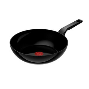 Tefal Renew Black Wokpan 28 cm Zwart