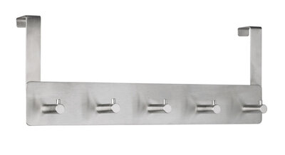 Alco AL-2840 Deurgarderobe Zilver 5 Haken