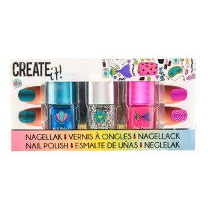 Create It Zeemeermin Nagellak 3 Stuks