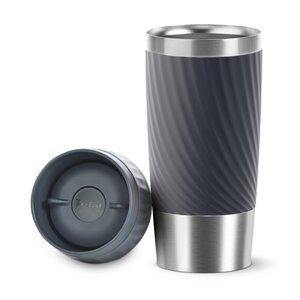 Tefal Travel Mug Easy Twist Thermobeker 0.36L Antraciet