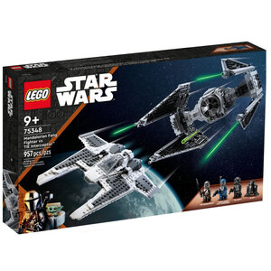 Lego Star Wars 75348 Mandalorian Fang Fighter vs Tie Interceptor