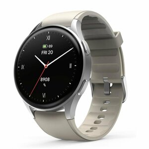 Hama Smartwatch 8900 GPS AMOLED 1.32 Zilver/Beige