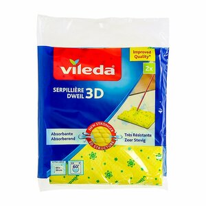 Vileda Ultra Fresh Dweil 60x50 cm 2 Stuks