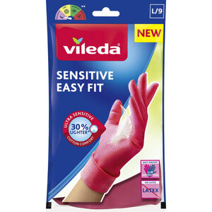 Vileda Sensitive Easy Fit Huishoudhandschoenen L